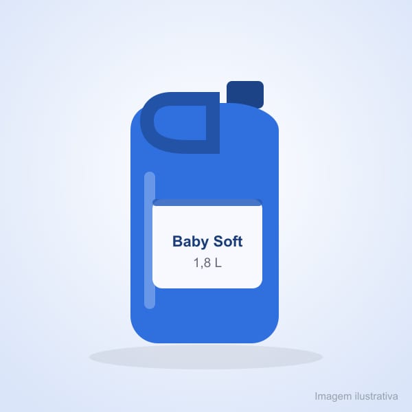 Amaciante Baby Soft Toque de Carinho Refil 1,8 L