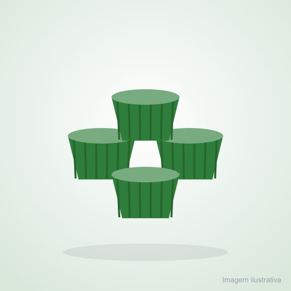 Forminha para Doces Nº 5 Verde Escuro Bax