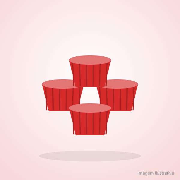 Forminha para Doces Nº 5 Vermelha Bax