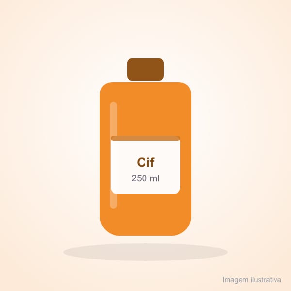 Limpador Cif Cremoso Laranja 250 ml