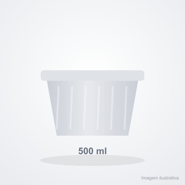 Marmitex Alumínio PTQ-100 500 ml (Fardo c/ 100)