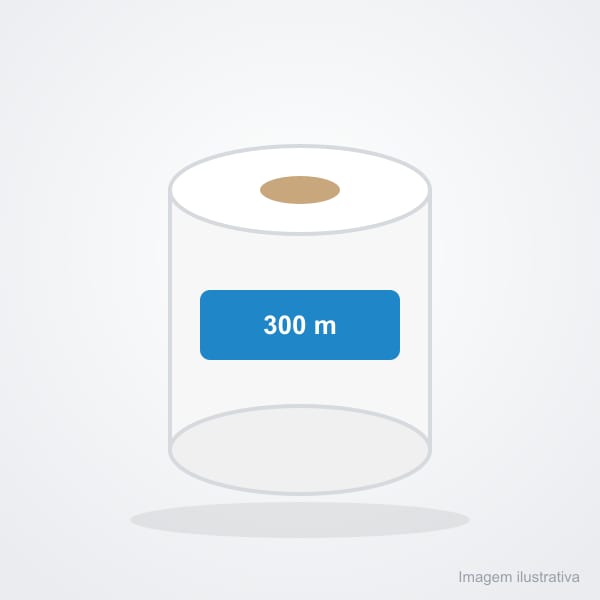 Papel Higiênico Rolão 300 m 100% Celulose Cotia Paper